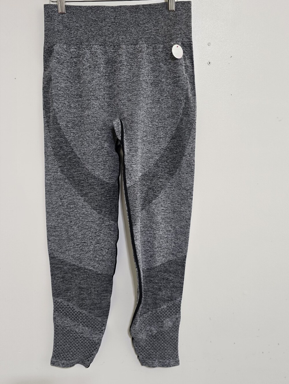 PINK victoria’s secret size Large Seamless Leggings High Waist Full‎ Length Gray - Picture 2 of 11